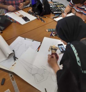 کلاس طراحی لباس تهران