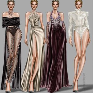 آموزش طراحی لباس فشن