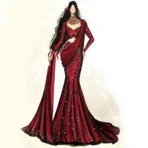 طراحی لباس هندی
