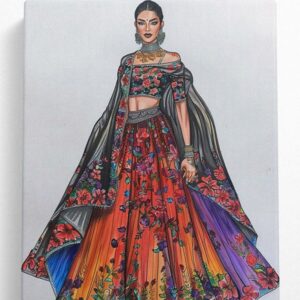طراحی لباس هندی
